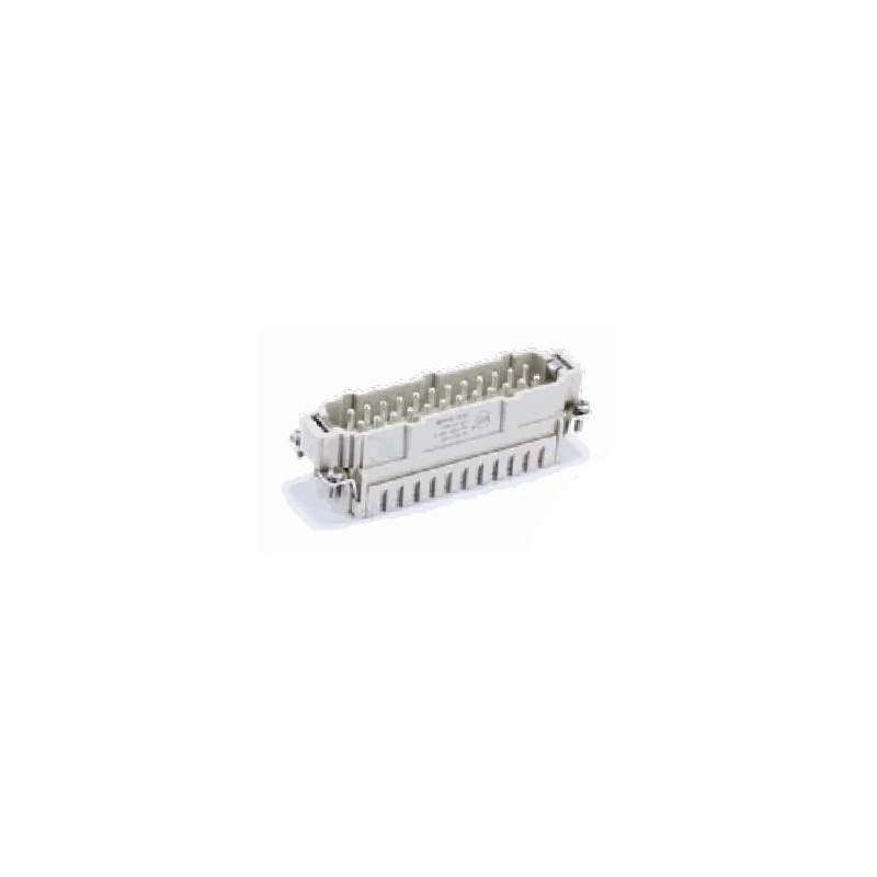 Insert HE, Raccordement à Sertir, femelle, 24 pin, 16A, Polycarbonate, 24B|48B 